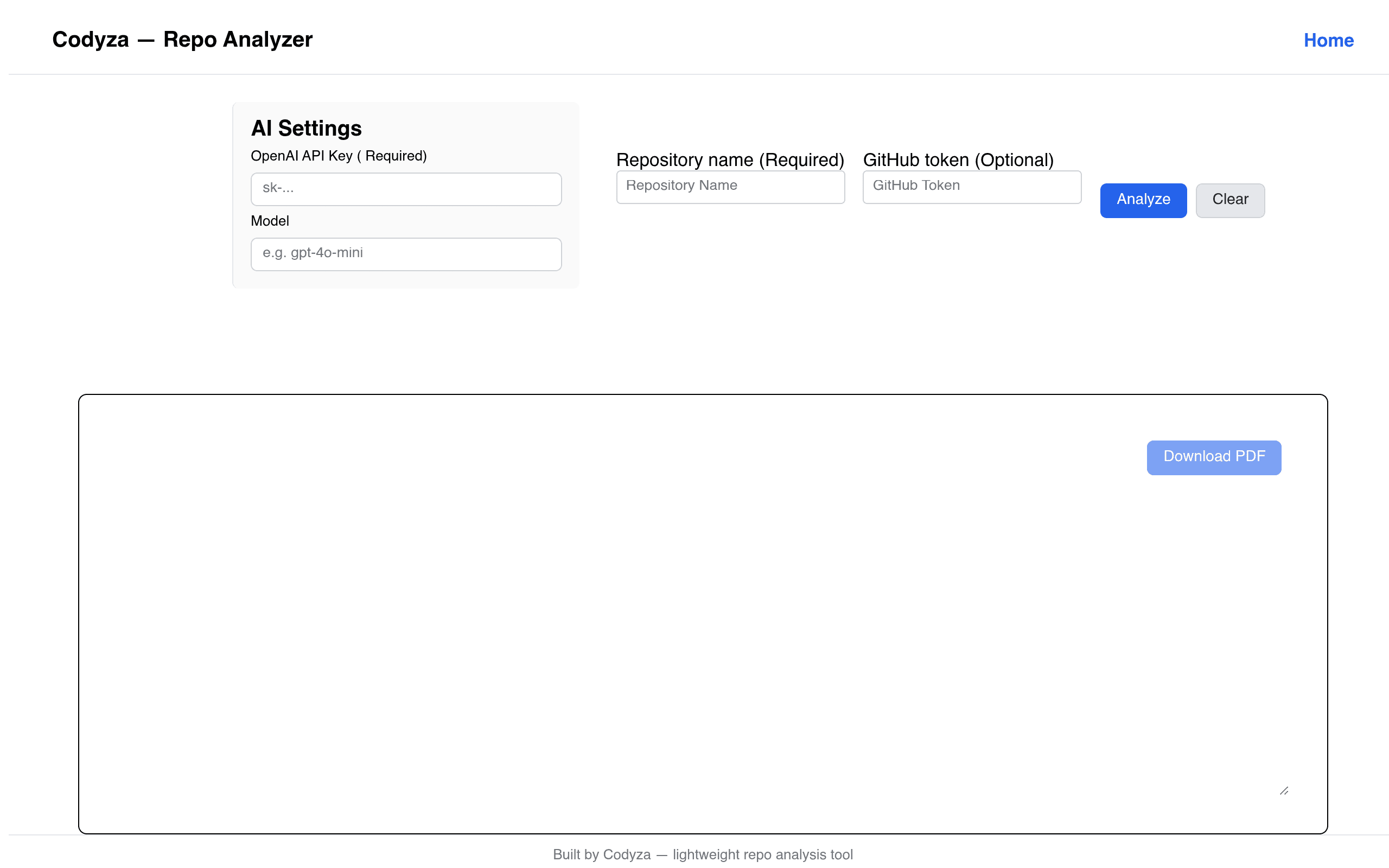 Screenshot of Codyza Project Autopsy